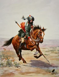 Tent Pegging, Indian Cavalry