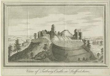 Tutbury Castle - East View