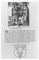 Ansegisel and his wife Begga