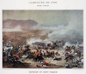Combat du Mont Thabor - in Victoires et Conquêtes des Armées Françaises, Paris, n.d.