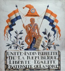 Death to the tyrant - Allegory of the Republic