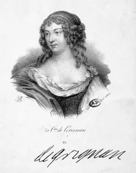Francoise Marguerite de Sevigne, Countess of Grignan (1648-1705), daughter of Marie de Rabutin-Chantal (Rabutin Chantal), Marquise of Sevigne dit Madame de Sevigne (1626-1696)