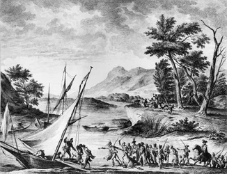 Arrest of French Ambassadors Charles Louis Huguet de Semonville and Hugues Bernard Maret in Novate on 25 July 1793