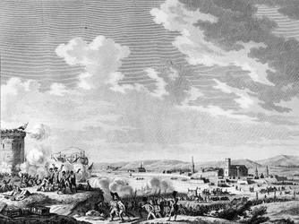 French revolution and anti-revolutionary movements: Victory won by the French at Quiberon on 21 July 1795 against the royalists and the army of Great Britain. Paris, Library of the Institute of History of Revolution