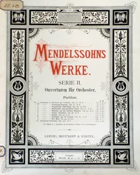 Cover of the score 