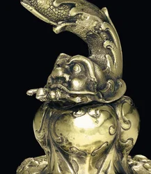 Mounted Nautilus Cup (detail)