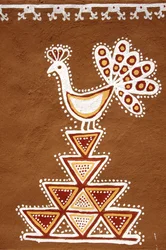 Mandna at Jawaher Kala Kendra, Jaipur, Rajasthan, India