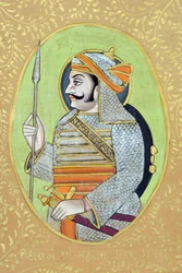 Miniature Painting of Maharana Pratap Singh