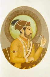 Portrait of Mughal Emperor Aurangzeb
