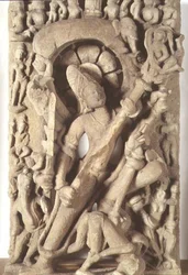 Siva in the form of Andhakari-Gajantakari, Kalachuri dynasty
