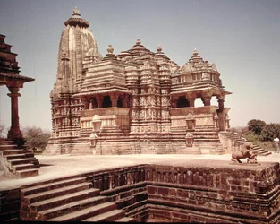 View of the Temple of Devi Jagadamba