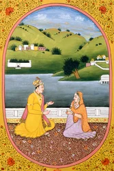 Year Calendar Picture for a Hindu Month Kartik, India