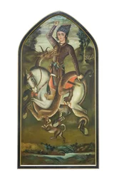 A Prince Fighting with a Dragon