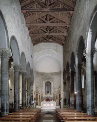 Interior View of the Church of the Apostles