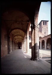 View of the Portico of the Church of Saint Ambrose