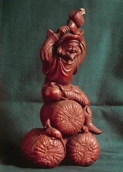 Japanese god Daikoku (Daikokuten), protector of farmers and god of agriculture