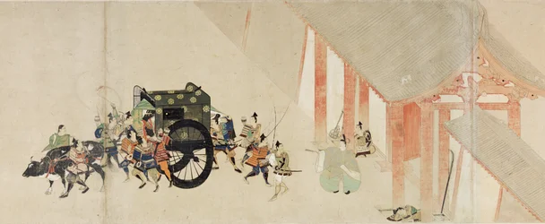 Illustrated Tale of The Civil War, The Imperial Visit to Rokuhara