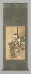 Seated Lady with Fan