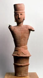 Terracotta funerary Haniwa, Kofun period 3rd-6th century