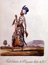 Sultan, from album of Turkish costumes, late 18th century