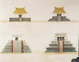 Historical reconstruction of buildings in Tenochtitlan