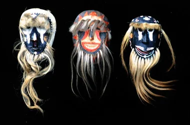 Three masks