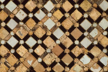 Chella necropolis, detail of a decorative panel