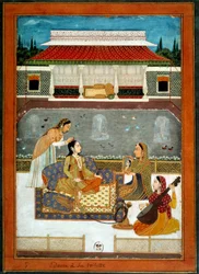 An Indian Princess Has Her Miniature Toilet