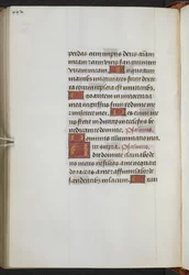 Kings 9, f.235v, Book of Hours, Use of Sarum (