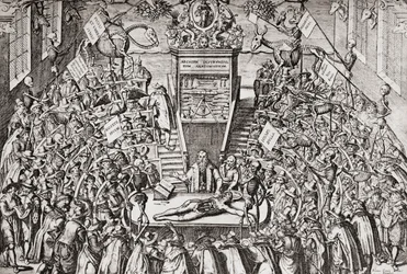 Students Attending an Anatomy Class at Leiden University