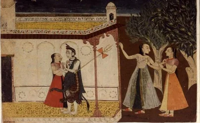 Shiva with the Wives of Sages, an episode from the 