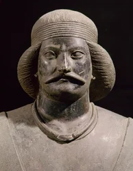 Parthian warrior, from Shami (detail)