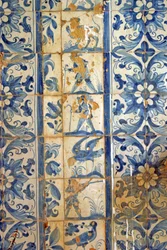 Panel depicting hunting scenes, Tarouca, Portugal