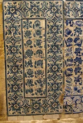 Panel depicting various species of flowers, Tarouca, Portugal