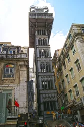 Santa Justa Lift, Lisbon, Portugal