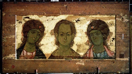 Christ Emmanuel with the Archangels Michael and Gabriel