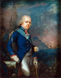 Portrait of Grand Duke Constantine Pavlovich of Russia (1779-1831) before the Battle of Novi