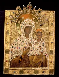 Icon of the Virgin, Smolenskaja Monastery, Moscow