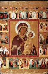 The Tichvin Virgin With The Wonders