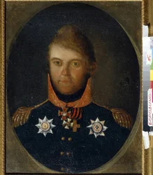 Portrait of Dmitry Petrovich Neverovsky (1771-1813). Russian Military Officer.