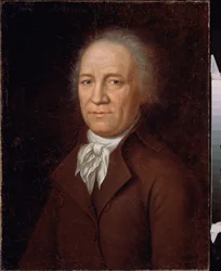 Portrait of the farmer Andrei Bolotov