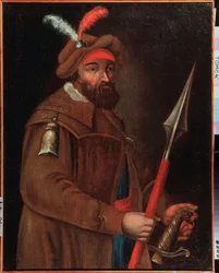 Portrait of Cossack Leader Yermak Timofeyevich