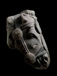 Horse Head, Stone Sculpture from Fuente la Higuera