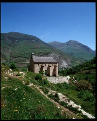 View of chapel of St. Pelegrin, Arties
