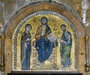 Christ in Majesty Between the Virgin and Saint Mark (Deesis)