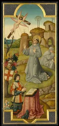 St. Francis Receiving the Stigmata; (verso) Christ in the Garden of Gethsemane, circa 1470
