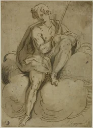 Seated Saint John the Baptist