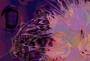 Artichoke Abstract Horizontal 10