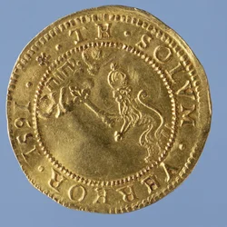 4-pounds Scots of James I, Edinburgh mint, 1591 (reverse)