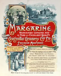 Advertisement for margarine produced by the Craigmillar Creamery